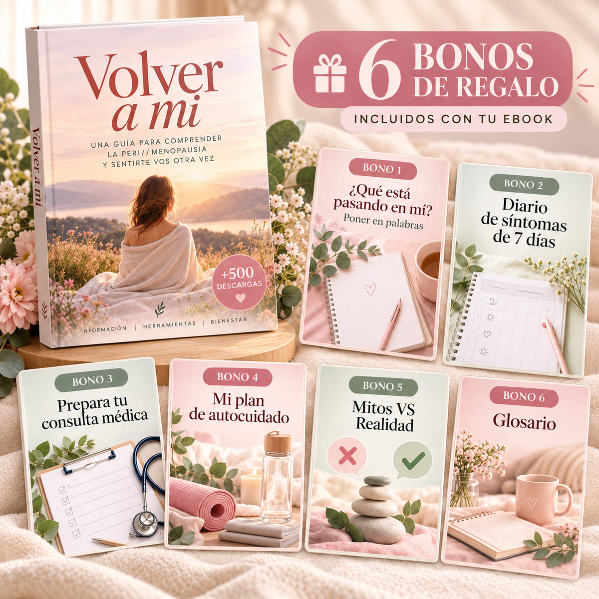 Volver a Mi: Una guia para entender tu cuerpo, atravezar la Peri/menopausia y volver a sentirte vos.